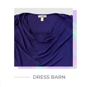 Women’s Dress Barn Sleeveless Cowl Neck Blouse